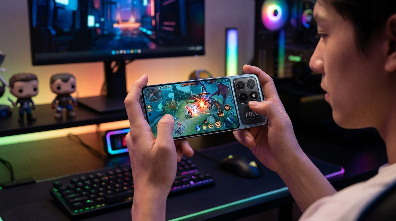 POCO X8 Pro in un ambiente moderno