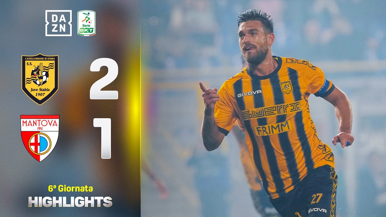 Prima vittoria casalinga per le VESPE: Juve Stabia-Mantova 2-1 | Serie BKT | DAZN