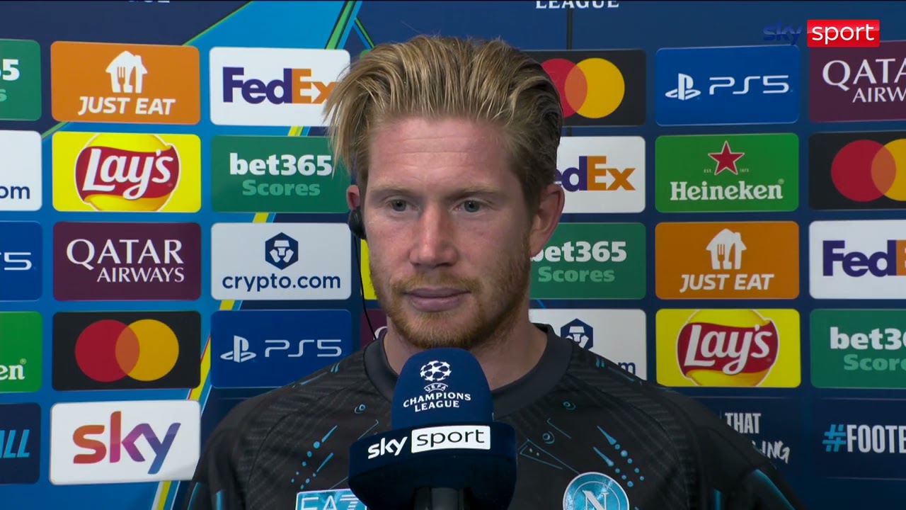 De Bruyne dopo Napoli-Sporting: “Conte? Nessun problema ma io voglio vincere”