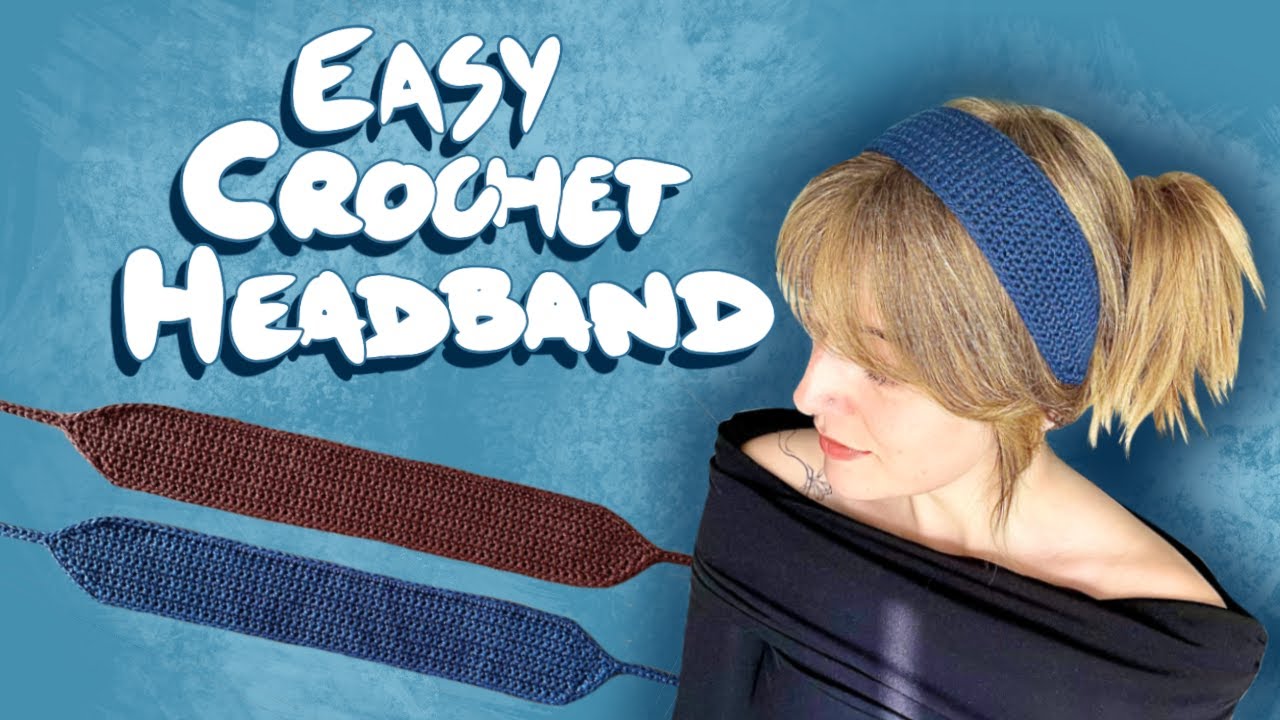 How To Crochet Your FIRST Headband l Easy Step by Step Tutorial