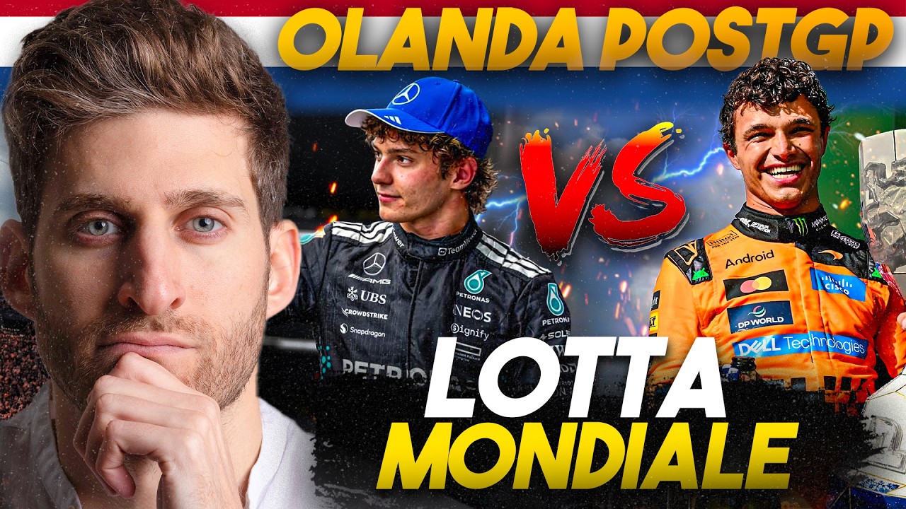 MERCEDES HA DECISO: Russell difende Kimi da Norris? - PostGP Olanda