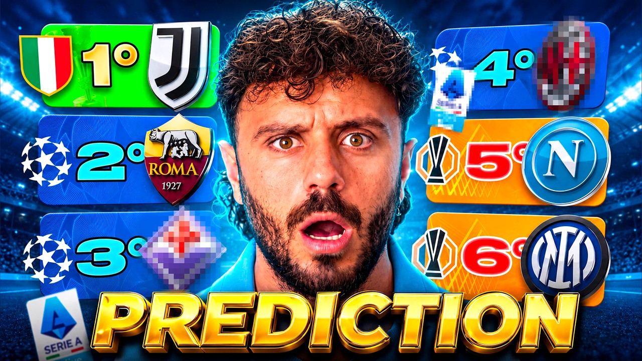 🇮🇹 PREDICTION CLASSIFICA SERIE A 2026/27!!! ⚽️