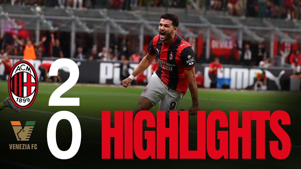 RAMOS GOL: primi tre punti in casa | Milan-Venezia 2-0 | Highlights