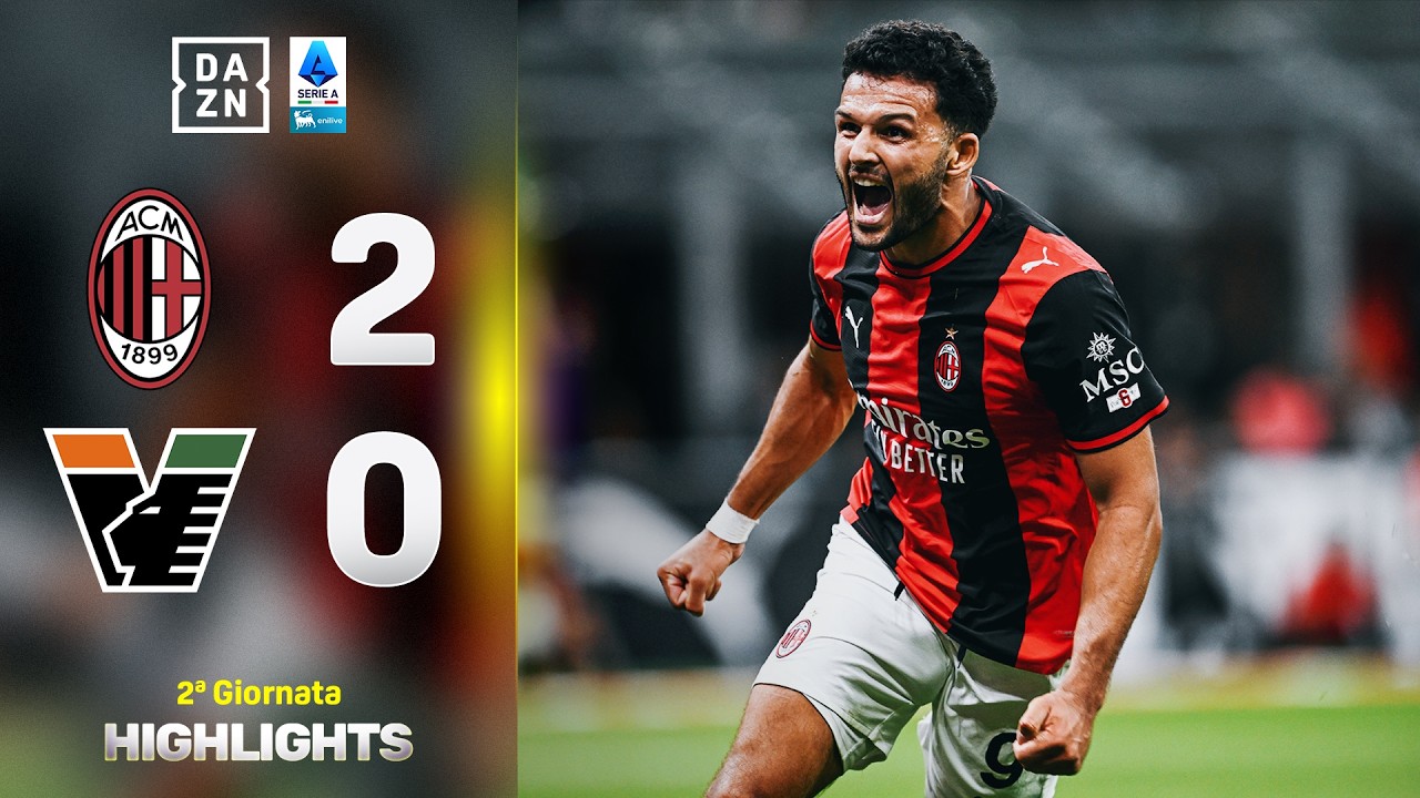 Gonçalo Ramos firma la prima a San Siro: Milan-Venezia 2-0 | Serie A Enilive | DAZN Highlights