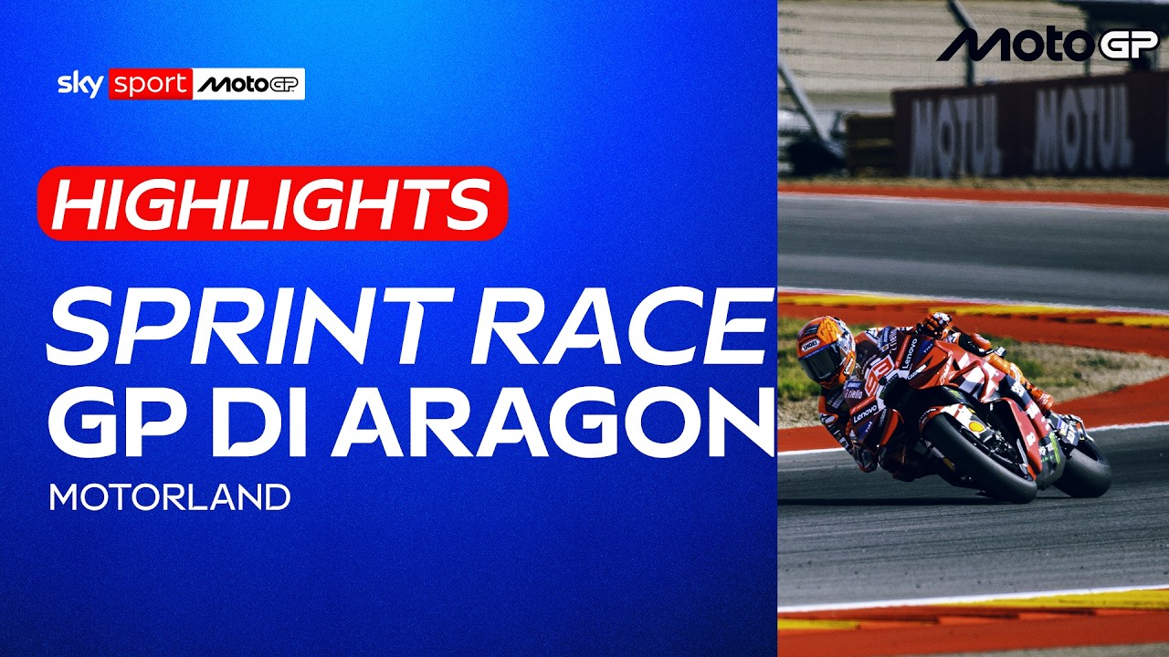 MotoGP, GP di Aragon: gli highlights della Sprint Race del MotorLand