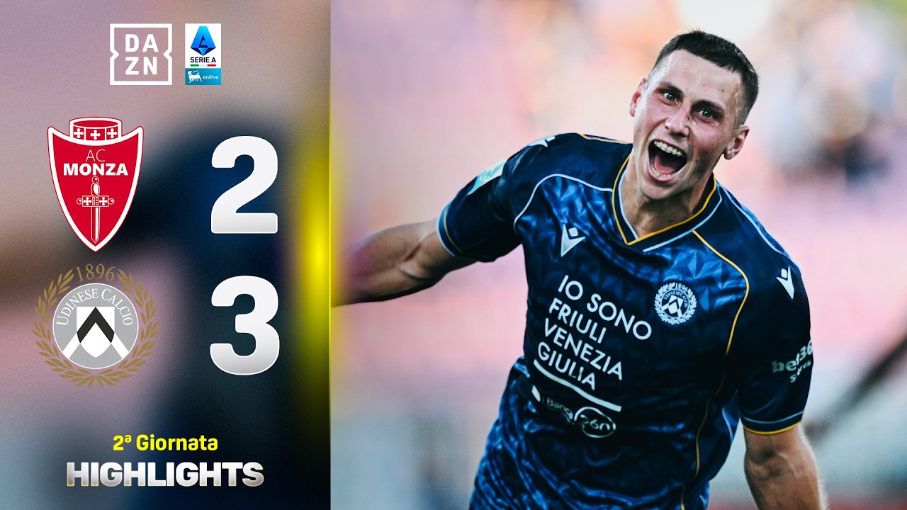 TRIS bianconero al BRIANTEO: Monza-Udinese 2-3 | Serie A Enilive | DAZN Highlights
