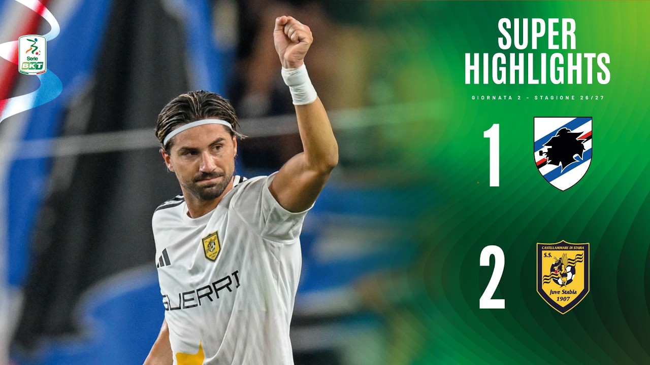 Sampdoria – Juve Stabia 1-2 | SUPER HIGHLIGHTS