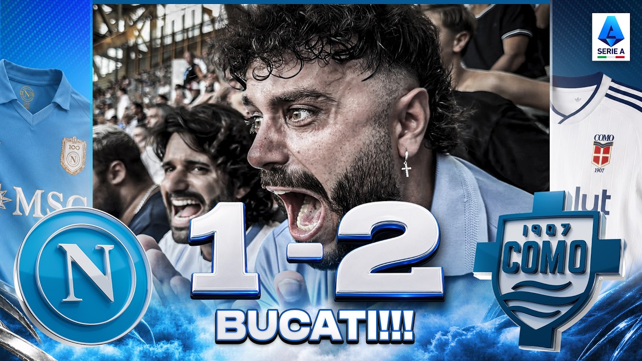 šµ BUCATI!!! NAPOLI 1-2 COMO | LIVE REACTION NAPOLETANI AL MARADONA HD