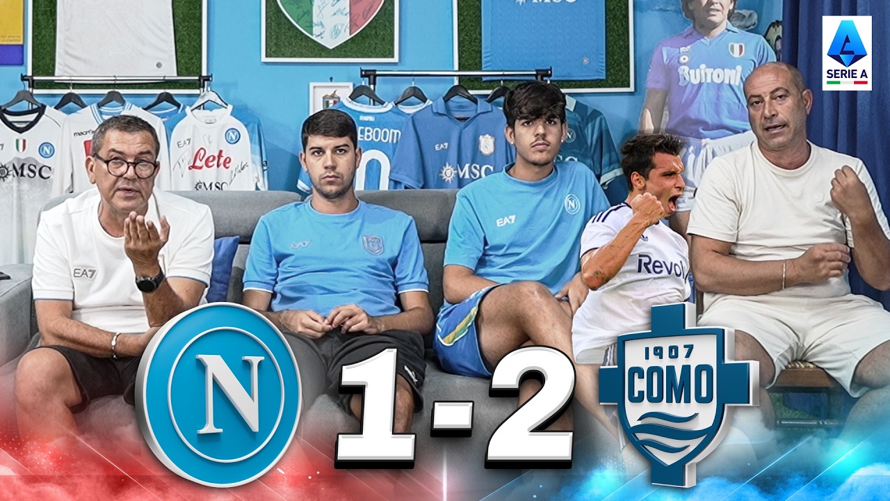 DELUSIONE... NAPOLI-COMO 1-2 | LIVE REACTION NAPOLETANI