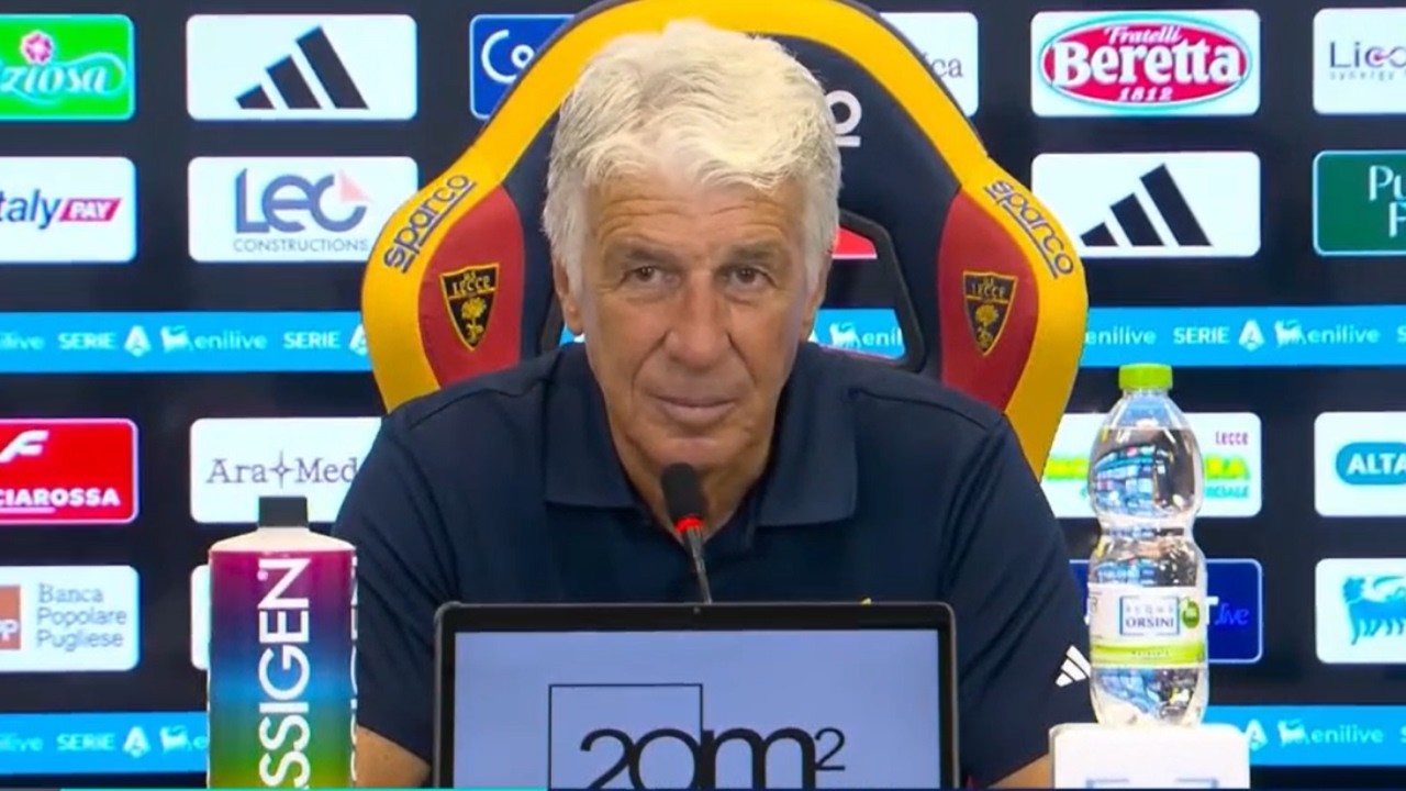 GASPERINI CONFERENZA POST LECCE ROMA:"SONO MOLTO SODDISFATTO DI QUESTA PARTITA, I RAGAZZI..."